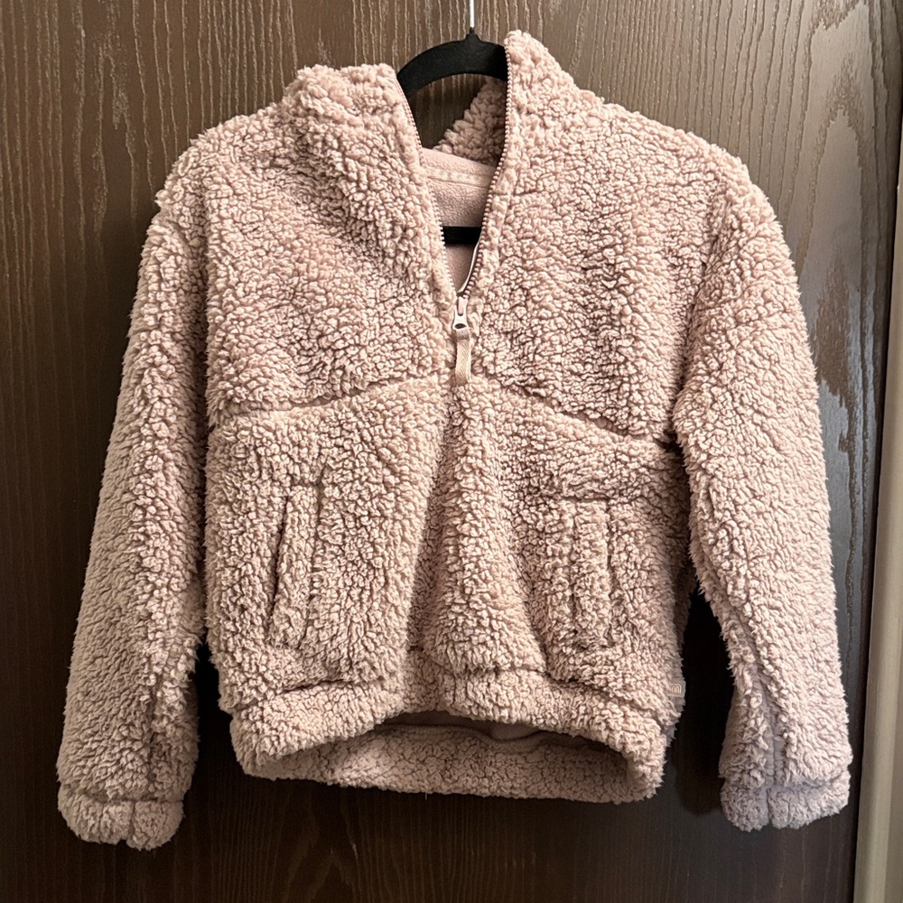 Mondetta Blush Sherpa Kids Hoodie